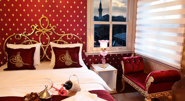 Люкс Luxury с красивым видом из окна Sultan Tughra Hotel