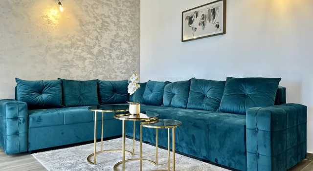Апартаменты с балконом и с видом на море Akhdar Apartments