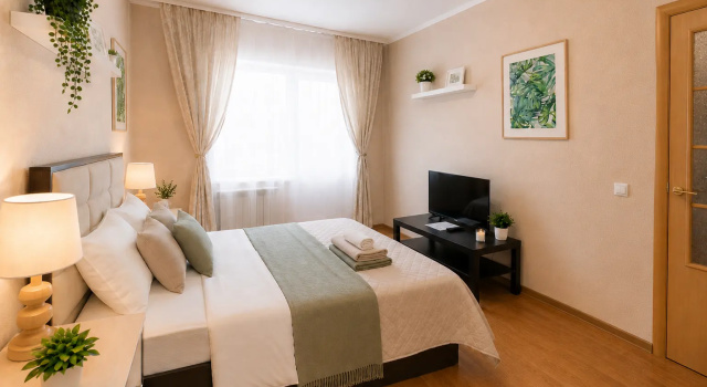 Partizanskaya 92 Apartments, Rezervasyon Daire Altay Krayı otoparklı oteller, Otopark