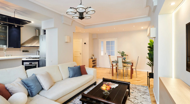 Квартира GM Apartments Трехкомнатные в стиле Европы, Забронировать Апартаменты/квартира Замоскворечье , рядом с Марфо-Мариинская обитель