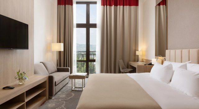 Двухместный номер (с оздоровительной программой) Deluxe с видом на город MAYRVEDA Kislovodsk