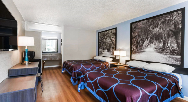 Четырёхместный номер Standard Super 8 by Wyndham Hardeeville - Savannah North