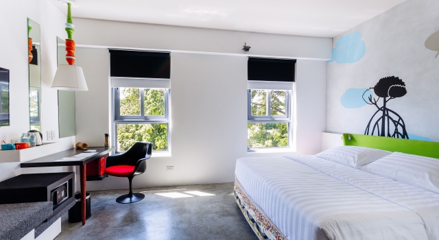Двухместный номер Deluxe Canvas Boutique Hotel